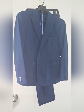 Express Men's Navy Blue Suit
